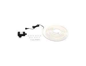 Taśma zewnętrzna SimpLED IP65 zestaw kompletny 5m 3000K 20W 230/24V DC biały / tworzywo sztuczne
