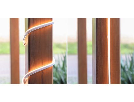 Taśma zewnętrzna SimpLED IP65 zestaw kompletny 3m 3000K 12W 230/24V DC biały / tworzywo sztuczne - 6