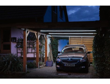 Taśma zewnętrzna SimpLED IP65 zestaw kompletny 3m 6500K 12W 230/24V DC biały / tworzywo sztuczne - 4