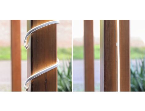 Taśma zewnętrzna SimpLED IP65 zestaw kompletny 3m 6500K 12W 230/24V DC biały / tworzywo sztuczne - 5