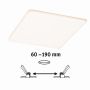 Panel wpuszczany HomeSpa Veluna VariFit SH Zigbee 17W 3000-6500K 1300lm 215mm IP44 satyna / tworzywo sztuczne - 8