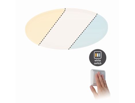 Panel wpuszczany HomeSpa Veluna VariFit 17W 1300lm 3step-Dim 215mm IP44 satyna / tworzywo sztuczne - 5