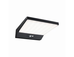 Oprawa elewacyjana RONAS PIR Solar 5W 320lm 180x250mm 3000K IP54 ciemnoszary / aluminium