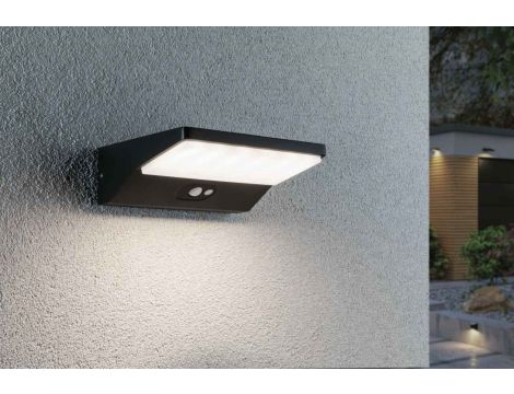 Oprawa elewacyjana RONAS PIR Solar 3.4W 180lm 180x150mm 3000K IP54 ciemnoszary / aluminium - 3