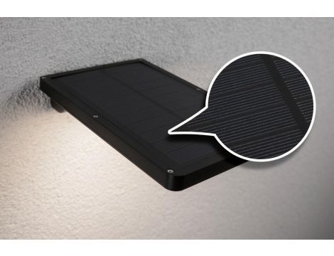Oprawa elewacyjna SOLVEIG LED solar 3000K 338lm czujnik ruchu+ zmierzchu IP44 czarny - 5