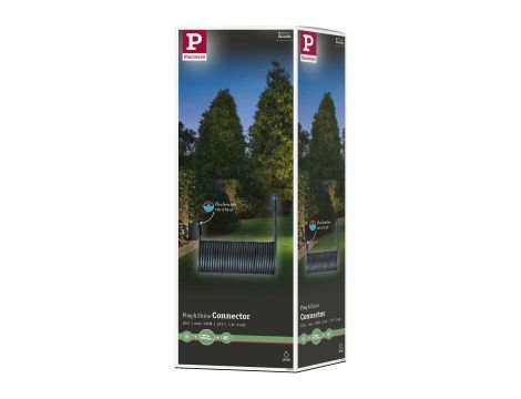 Przewód połączeniowy Plug & Shine 10m 1in-1out IP68 24V czarny / tworzywo sztuczne - 6