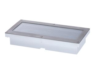 Oprawa dogruntowa BRICK LED 1.6W 50lm 3000K IP68 z czujnikiem ruchu 200x100 230V aluminium / stal nierdzewna - image 2