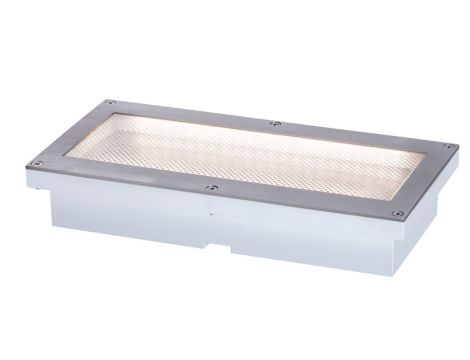 Oprawa dogruntowa BRICK LED 1.6W 50lm 3000K IP68 z czujnikiem ruchu 200x100 230V aluminium / stal nierdzewna