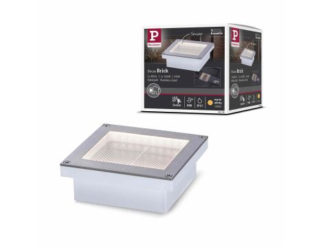 Oprawa dogruntowa BRICK LED 3000K 25lm z czujnikime zmierzchu 100x100mm IP68 230V aluminium - 9