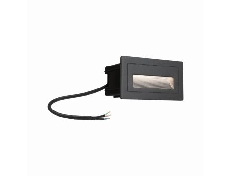 Oprawa elewacyjna LONG 4W 3000K IP44 230V czarny / aluminium - 4