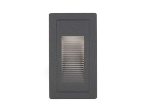 Oprawa elewacyjna HIGH 4W 3000K 500lm IP44 230V czarny / aluminium - image 2