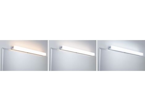 Oprawa ścienna LUNO LED nad lustro 8W 770lm 600mm 2700/4000/6500K IP44 230V biały / aluminium - 6