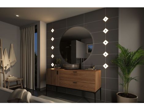 LumiTiles Extension Square 10x10cm 1x?W 2700K 12V Biały Tworzywo sztuczne/ Aluminium - 13