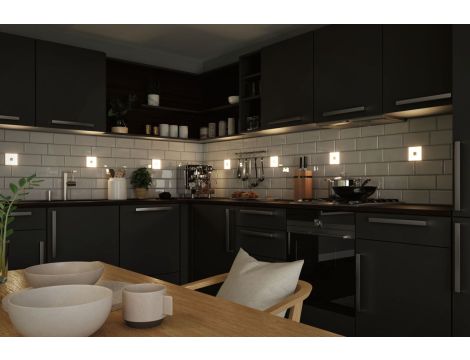 LumiTiles Extension Square 10x10cm 1x?W 2700K 12V Biały Tworzywo sztuczne/ Aluminium - 15