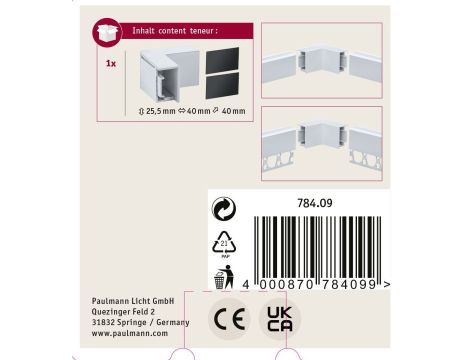 LumiTiles Border profil wewn naroż Antracyt - 5