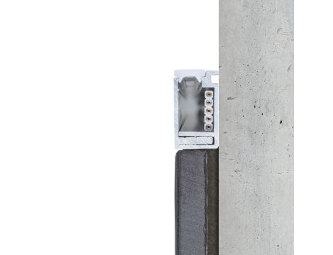 LumiTiles Border profil do nabudow 2m w zest dyfuzor Aluminium/Satynowy - 9