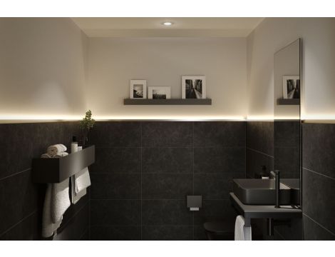 LumiTiles Border profil 7cm wtyczka pokrywa środek Antracyt - 7