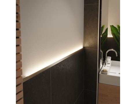 LumiTiles Border profil 4cm wtyczka pokrywa lewa/prawa Antracyt - 5