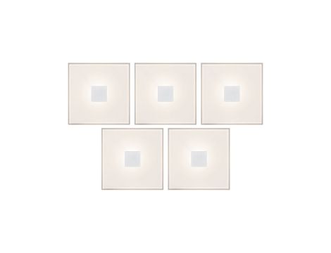 LumiTiles Basic Set Square 10x10cm 5x?W 2700K 12V Biały Tworzywo sztuczne/ Aluminium - 2