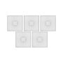 LumiTiles Basic Set Square 10x10cm 5x?W 2700K 12V Biały Tworzywo sztuczne/ Aluminium - 11