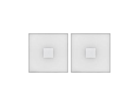 LumiTiles Basic Set Square 10x10cm 2x?W 2700K 12V Biały Tworzywo sztuczne/ Aluminium - 2