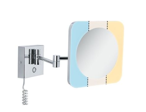 Lusterko kosmetyczne JORA LED 3.3W 2700/4000/6500K + wyłącznik IP44 230V chrom / biały - 10