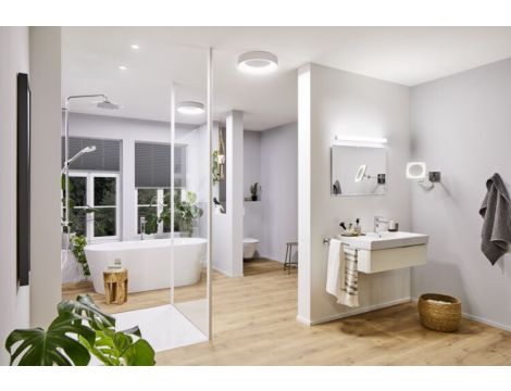 Lusterko kosmetyczne JORA LED 3.3W 2700/4000/6500K + wyłącznik IP44 230V chrom / biały - 7