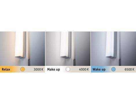 Oprawa ścienna TOVA LED nad lustro DIM 6.2W 600lm 600mm 2700-6500K IP44 230V biały chrom/  tworzywo sztuczne - 10