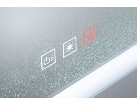 Lustro łazienkowe MIRRA LED 22W DIM 1600lm 2700/4000/6500K 800x600mm IP44 230V biały / lustro / metal / akryl - 4