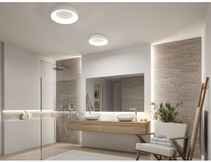 Plafoniera CASCA LED 23W 2100lm okrągła 400mm 2700/4000/6500K IP44 230V biały / tworzywo sztuczne - image 2