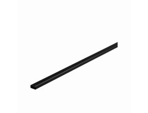 Profil taśmy Base LED czarny dyfuzor 2m czarny / aluminium / tworzywo sztuczne