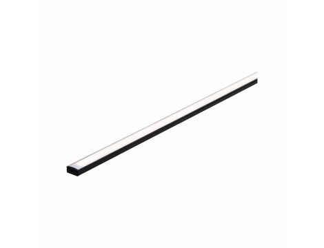 Profil taśmy Base LED biały dyfuzor 2m czarny / aluminium / tworzywo sztuczne - 3