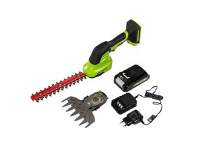 24V Nożyce do podcinania trawy i żywopłotów G24SHTK2 zestaw Ład.+2Ah