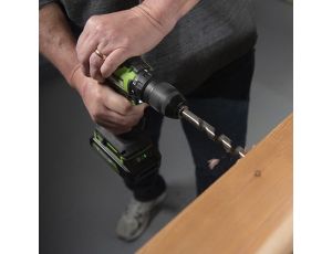 24V wiertarko-wkrętarka GD24DD60K2 Greenworks zestaw ładowarka + aku 2Ah + walizka - image 2