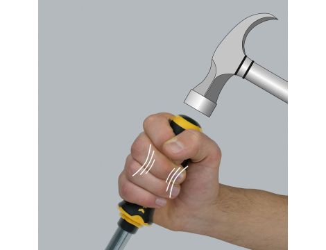 Wkrętak krzyżowy Ergonic PH 1 - 80  FELO - do pobijania - 5