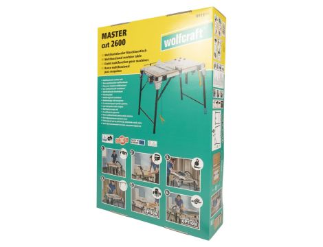 Stół maszynowo-roboczy Wolfcraft Master Cut 2600 - 4