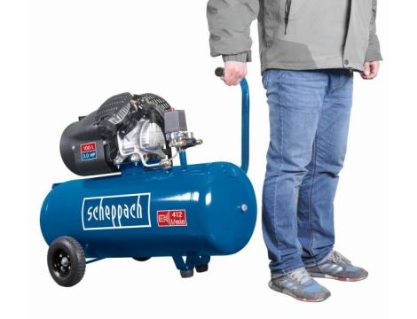 Kompresor Scheppach HC120DC 10BAR 100L - 4