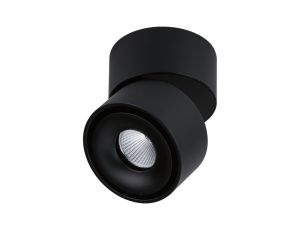 Oprawa sufitowa SPIRCLE LED 8W 550lm 36st. 3000K 230V czarny mat/ aluminium