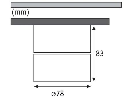 Oprawa sufitowa SPIRCLE LED 8W 550lm 36st. 3000K 230V biały mat/ aluminium - 5