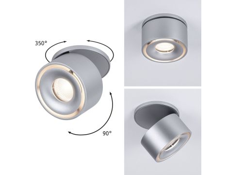 Oprawa wpuszczana LED Spircle chrom 8W 3000K 36 st. - 2