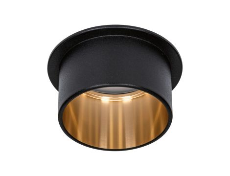 Oprawa do wbudowania GIL COIN LED 3-STEP DIM 6W 470lm 2700K IP44 230V czarny matowy/ złoty - 2