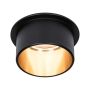 Oprawa do wbudowania GIL COIN LED 3-STEP DIM 6W 470lm 2700K IP44 230V czarny matowy/ złoty - 2