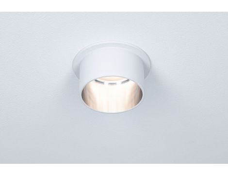 Oprawa do wbudowania GIL COIN LED 3-STEP DIM 6W 470lm 2700K IP44 230V matowa biel/szczotkowane żelazo - 4