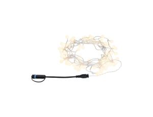 Łańcuch świetlny Plug & Shine 7.5 m 72x2lm DIM 3000K IP44 24V biały / tworzywo sztuczne