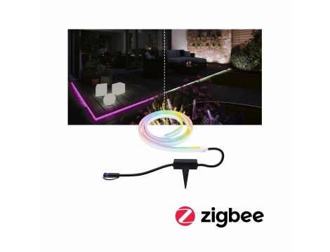 Taśma zewnętrzna LED RGBW 2m Plug & Shine SH Zigbee11W IP67 24V