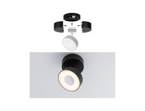URail Single Spot-Base max50W czarny 230V tworzywo - image 2