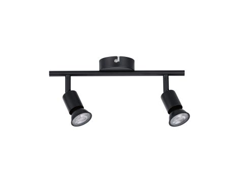 Oprawa ścienno-sufitowa CAROLINA GU10 max. 2x10W 230V czarny mat / metal - 3