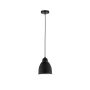 Lampa wisząca Neordic Hilla max.1x40W DIM E27 230V czarny / metal - 3