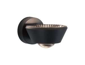 Oprawa ścienna SABIK LED DIM 13W 800lm/ 390lm 2700K  IP44 230V czarny / tworzywo sztuczne