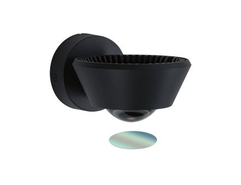 Oprawa ścienna SABIK LED DIM 13W 800lm/ 390lm 2700K  IP44 230V czarny / tworzywo sztuczne - 5